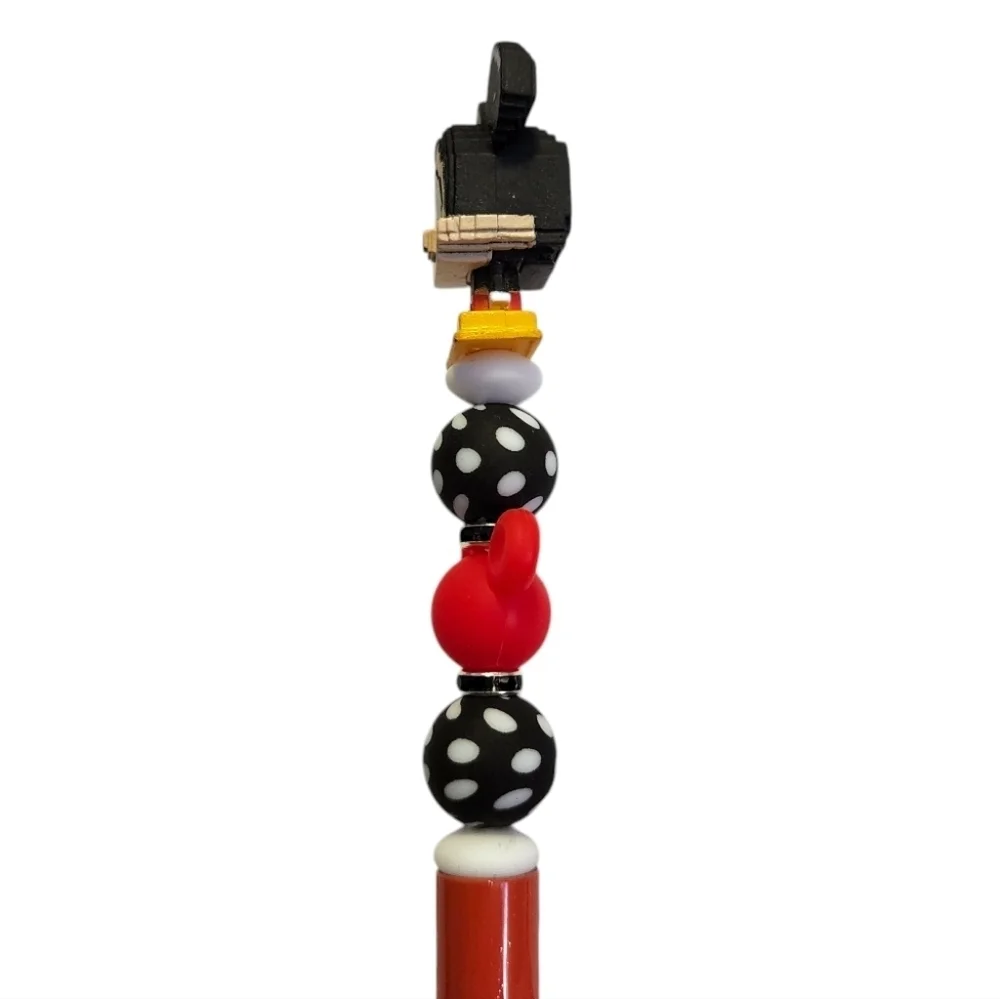 Disney Doorables: Series 12 8-bit Mickey Mouse Special Edit handmade beaded pen